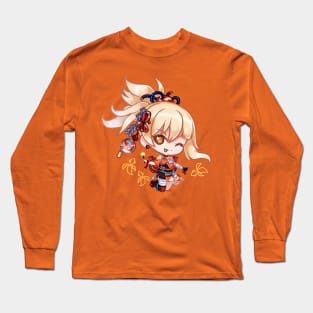 Yoimiya chibi Long Sleeve T-Shirt